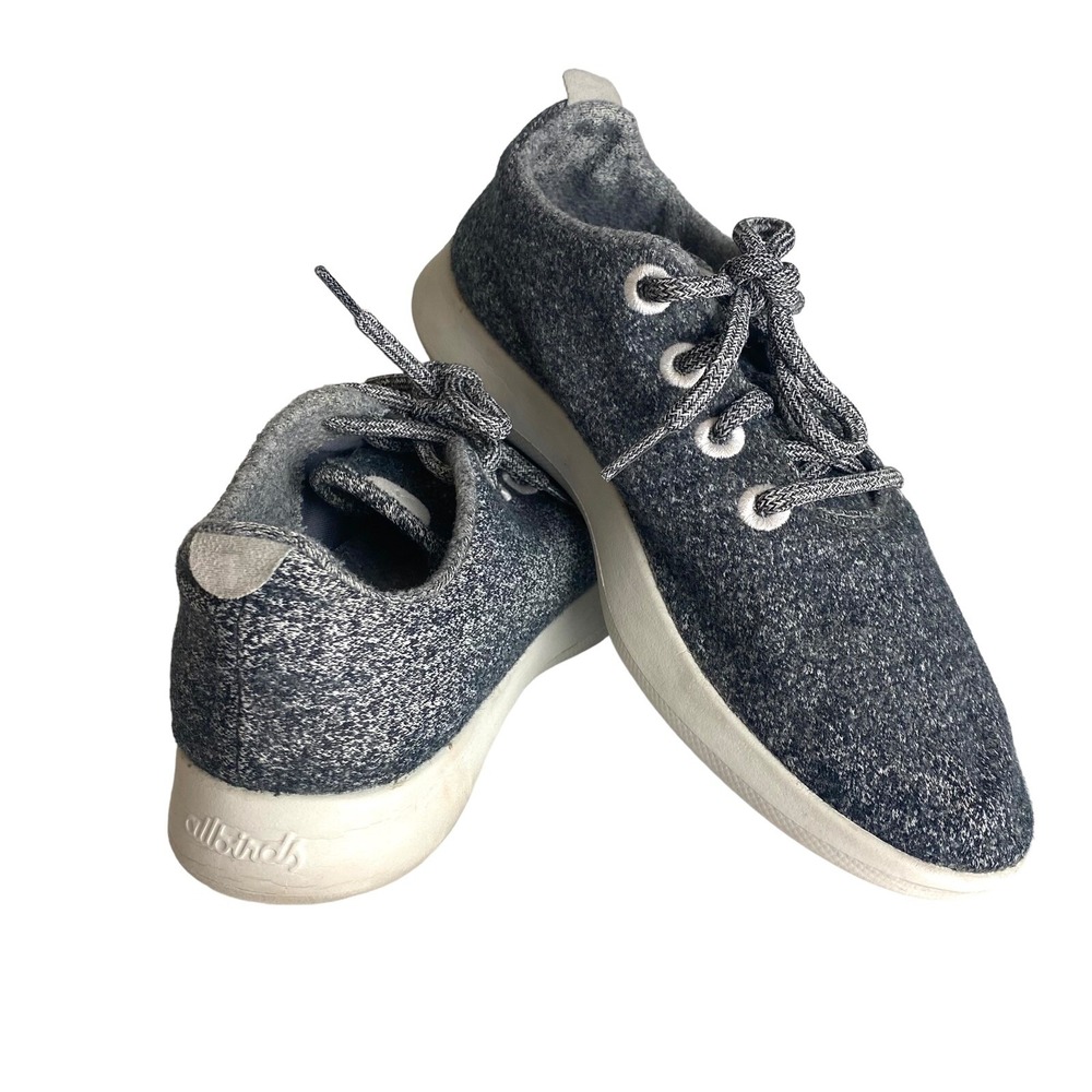 Allbirds Wool Runners Gray Women's Lace Comfort Shoes Sneakers Size W9‎